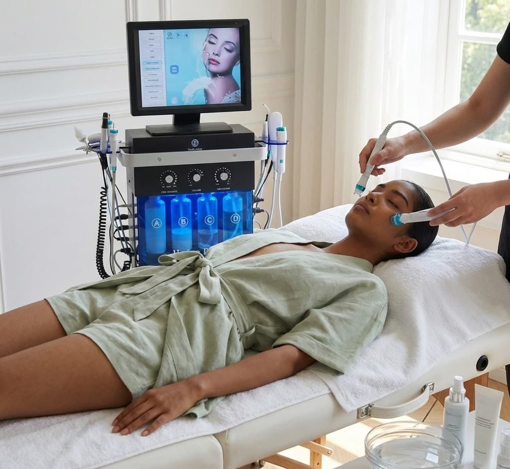 العلاجات التجميلية المتقدمة للوجه في المنزل بدبي: السعر، ما يشمله الجلسة وكيفية الحجز (2026)