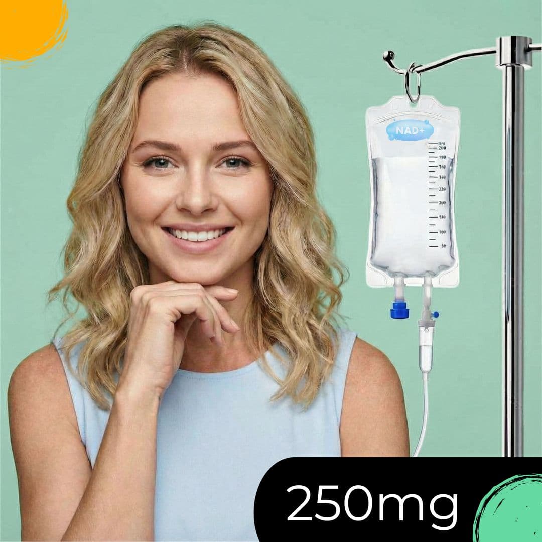 IV NAD+ 250mg في دبي: السعر، ما يشمله العرض، وكيفية الحجز في المنزل (2026)