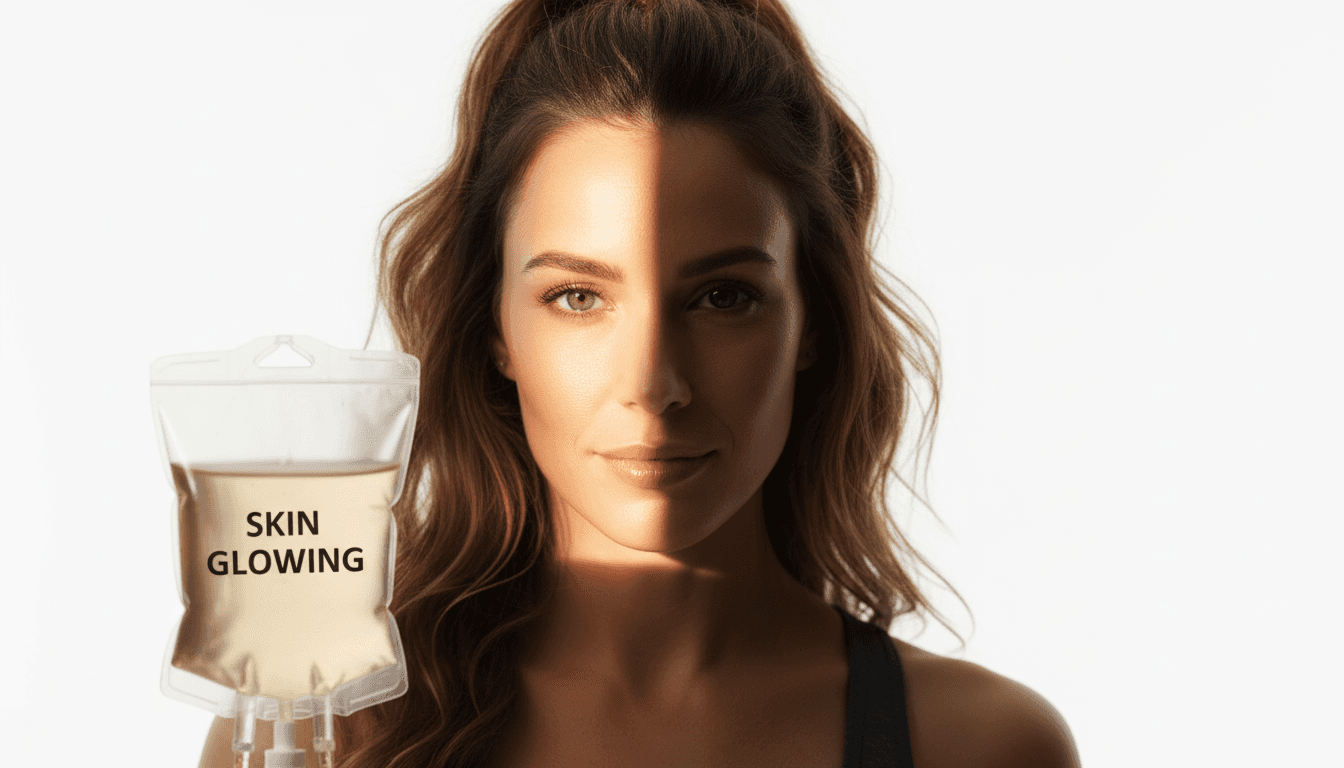 IV Skin Glowing في دبي: السعر، المحتويات، وكيفية الحجز في المنزل (2026)