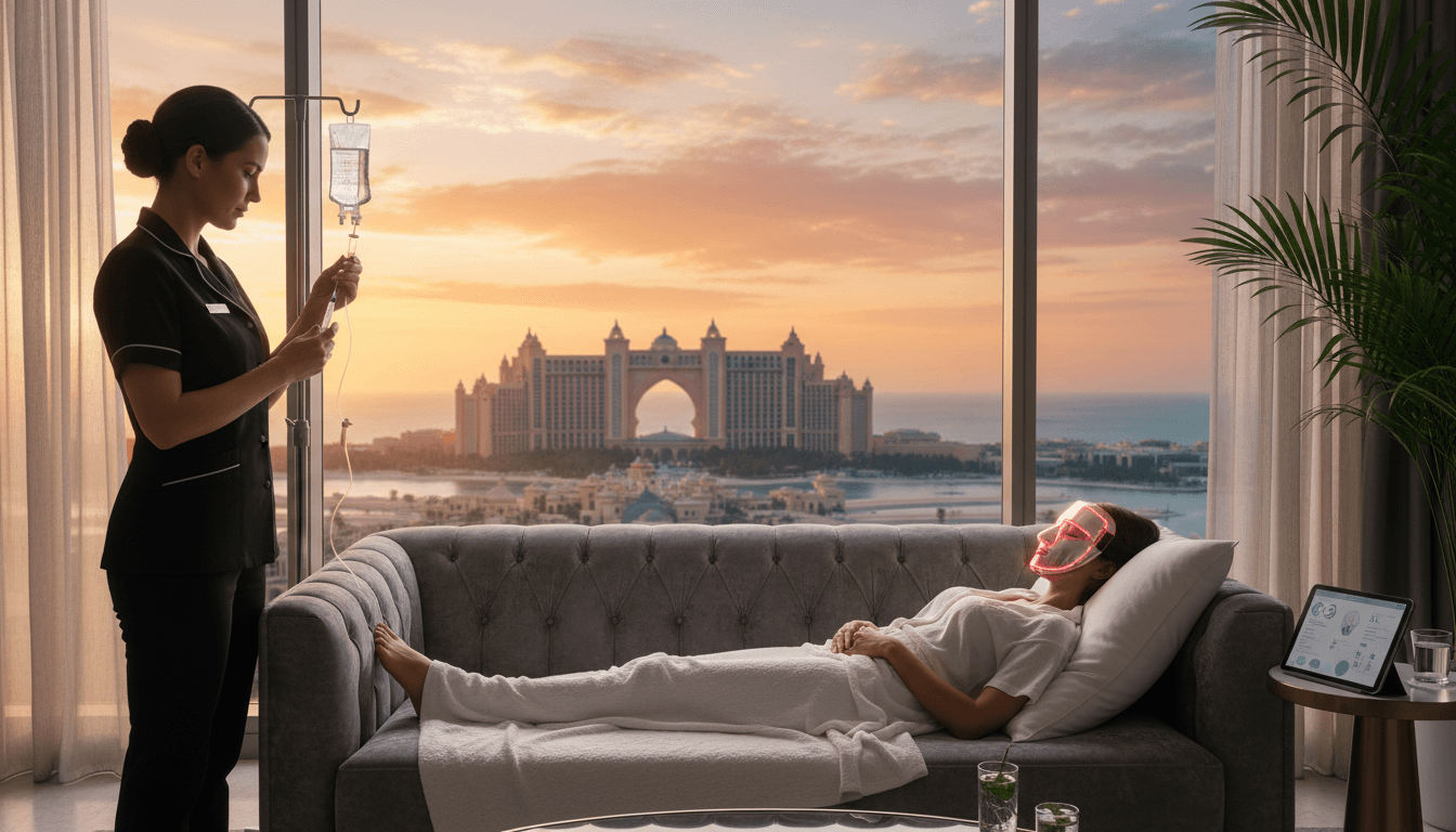 IV VIP Wellness في دبي: السعر، وما يتضمنه، وكيفية الحجز في المنزل (2026)