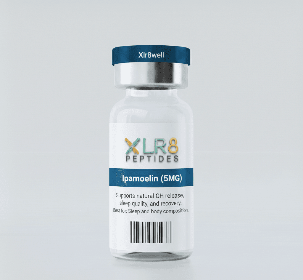 Xlr8well Ipamorelin (5MG) في دبي: السعر، وما يشمله الخدمة، وكيفية الحجز المنزلي (2026)