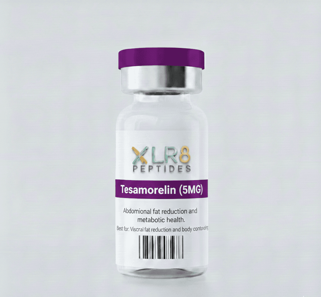 Xlr8well Tesamorelin (5MG) في دبي: السعر، وما يشمله البروتوكول، وكيفية الحجز في المنزل (2026)